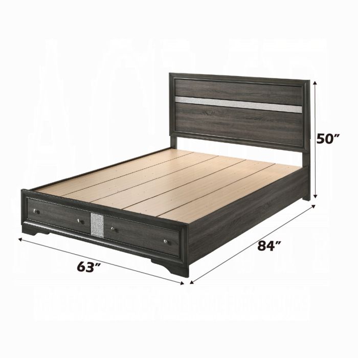 Naima Queen Bed W/Storage