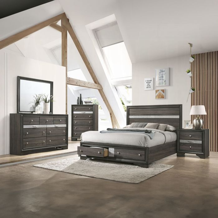 Naima Queen Bed W/Storage