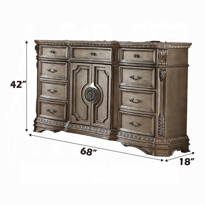 Northville Dresser W/Wooden Top