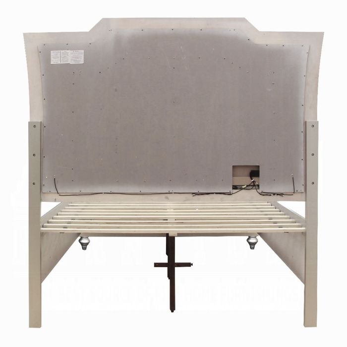 Kaitlyn EK Bed W/Led & Storage