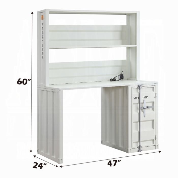 Cargo Writing Desk W/Hutch