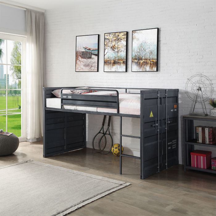 Cargo Twin Loft Bed W/Slide