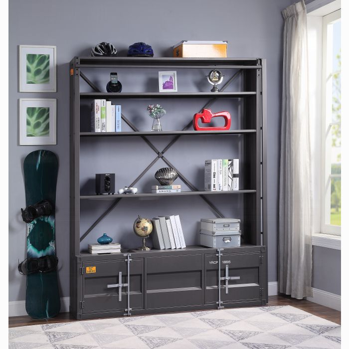 Cargo Bookcase W/Ladder