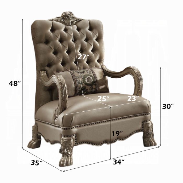 Dresden Chair W/Pillow