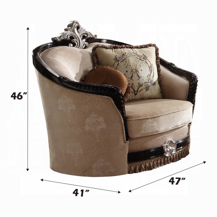 Ernestine Chair W/2 Pillows