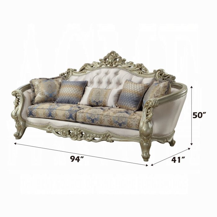 Gorsedd Sofa W/5 Pillows