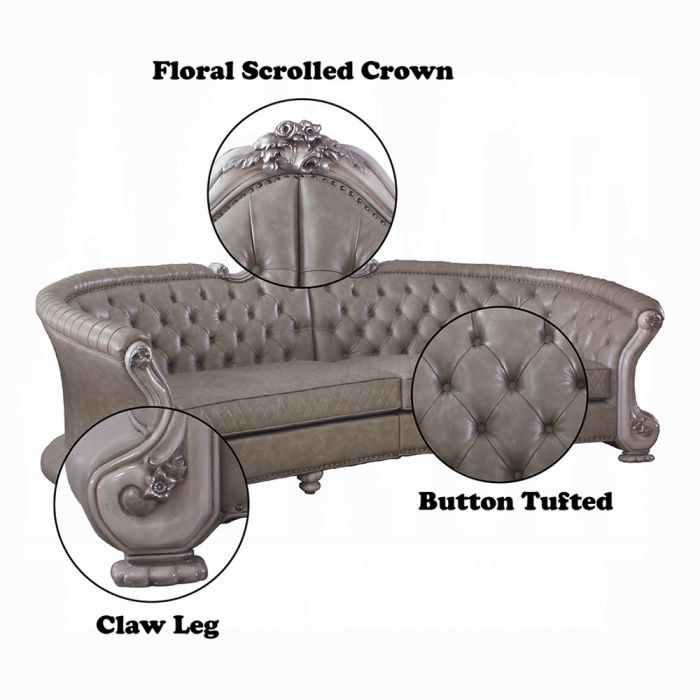 Dresden Sofa W/5 Pillows