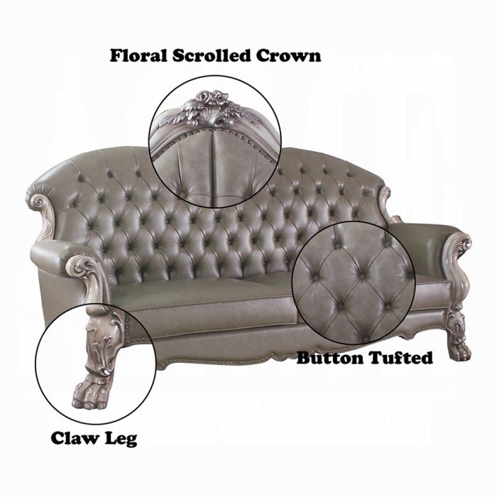 Dresden Sofa W/5 Pillows