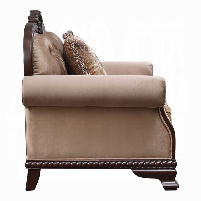 Chateau De Ville Loveseat W/3 Pillows(Same LV01589)