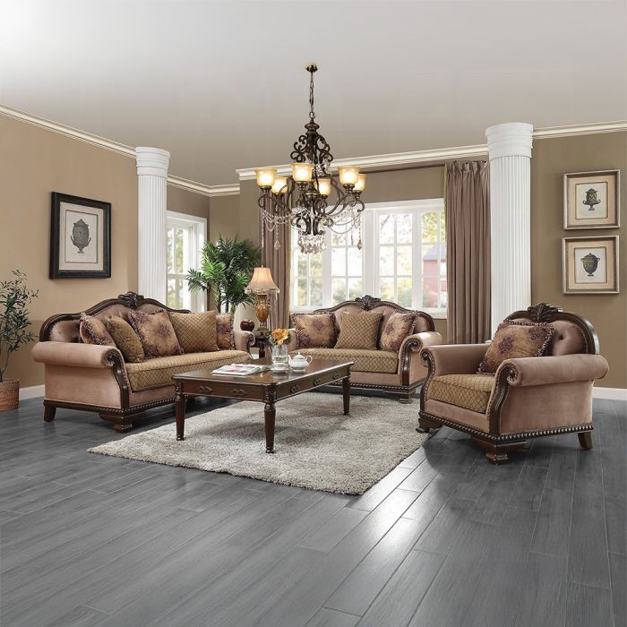 Chateau De Ville Loveseat W/3 Pillows(Same LV01589)