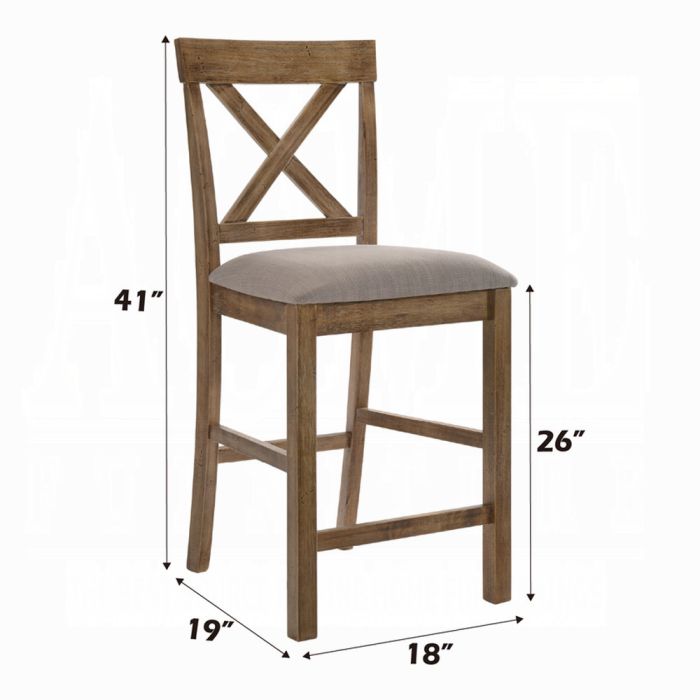 Martha II Counter Height Chair (Set-2)
