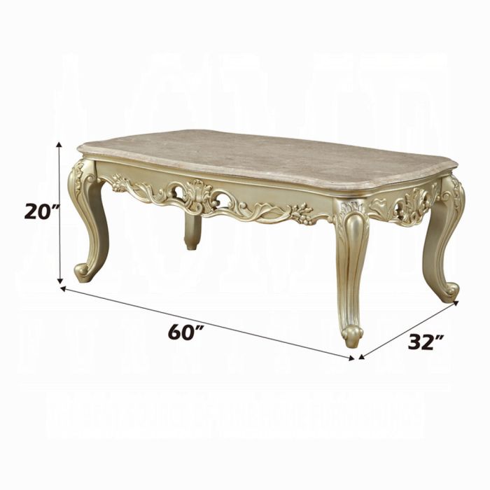 Gorsedd Coffee Table W/Marble Top