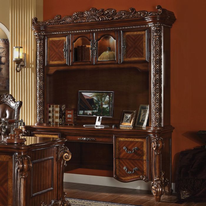 Vendome Computer Desk W/Hutch