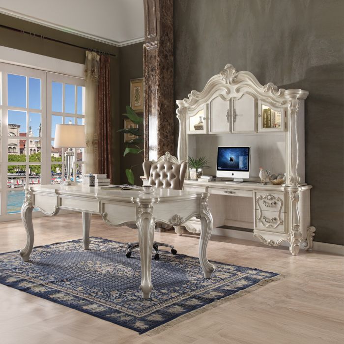 Versailles Executive Computer Desk W/Hutch