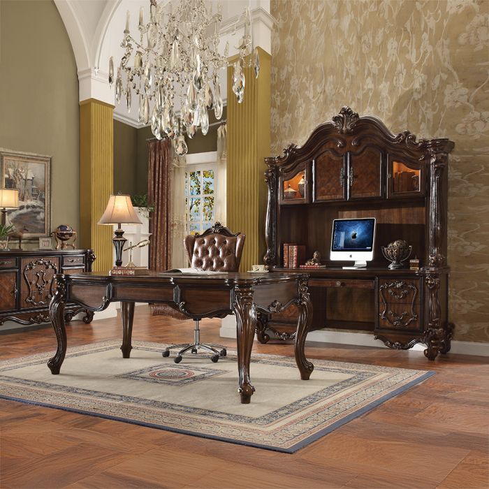 Versailles Executive Computer Desk W/Hutch