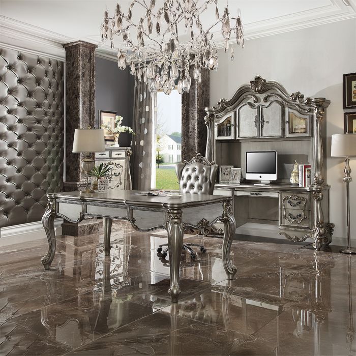 Versailles Executive Computer Desk W/Hutch