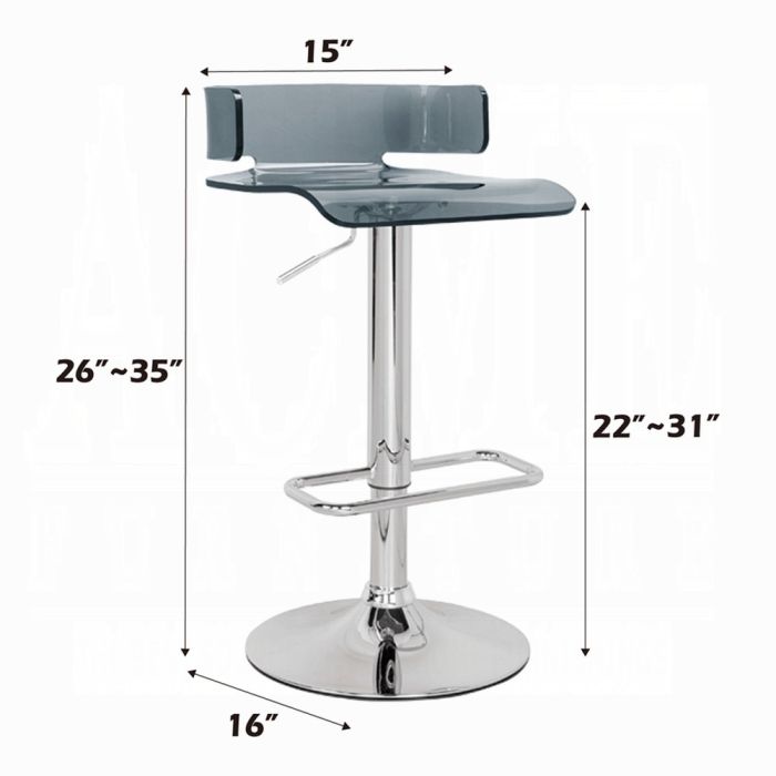 Rania Adjustable Stool W/Swivel