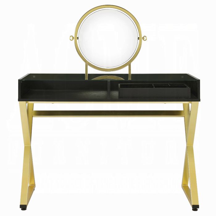 Coleen Vanity Desk W/Mirror & Jewelry Tray