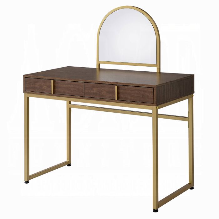 Coleen Vanity Desk W/Mirror & Jewelry Tray