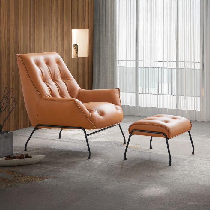 Zusa Accent Chair & Ottoman