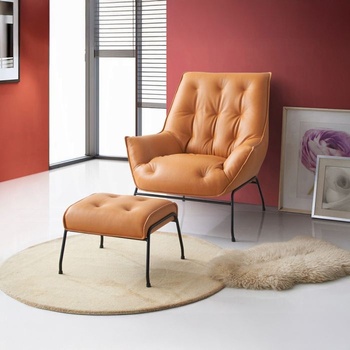 Zusa Accent Chair & Ottoman