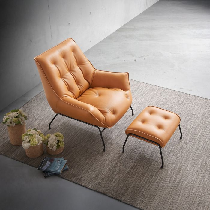 Zusa Accent Chair & Ottoman