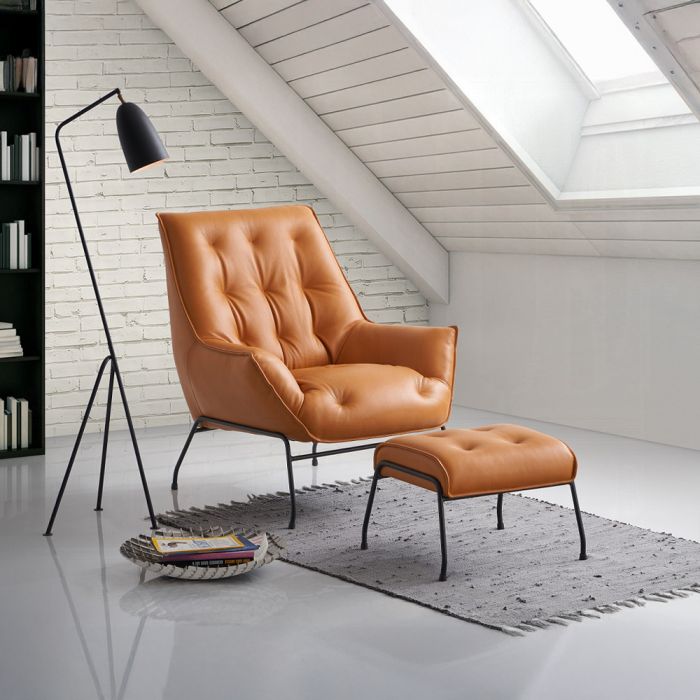 Zusa Accent Chair & Ottoman