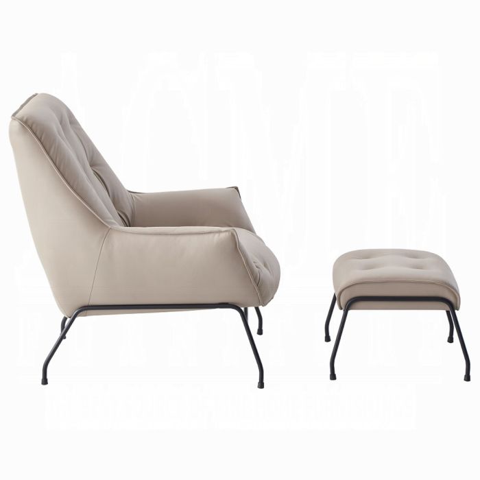 Zusa Accent Chair & Ottoman