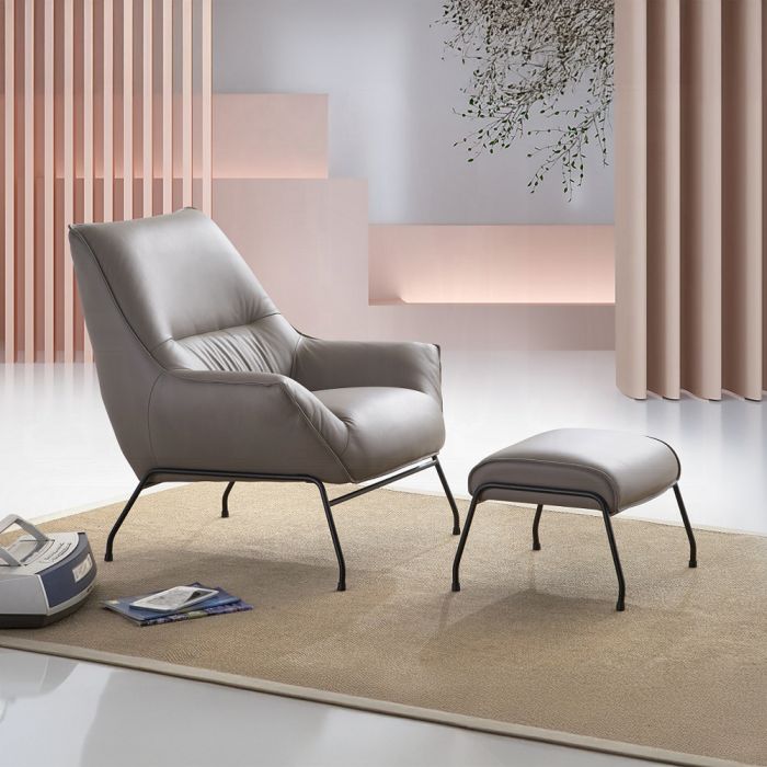 Jabel Accent Chair & Ottoman