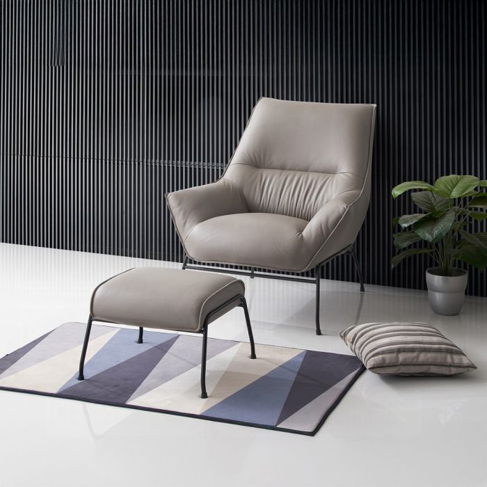 Jabel Accent Chair & Ottoman
