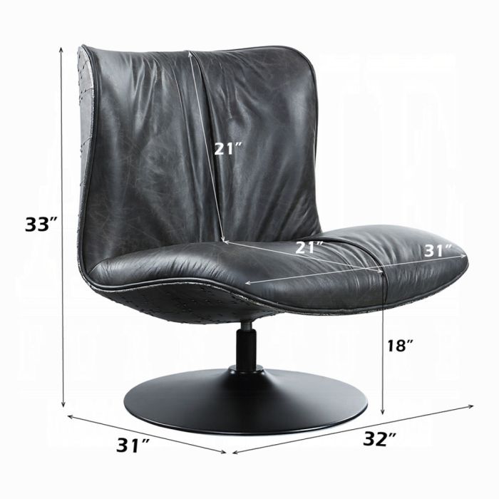 Piotr Accent Chair W/Swivel