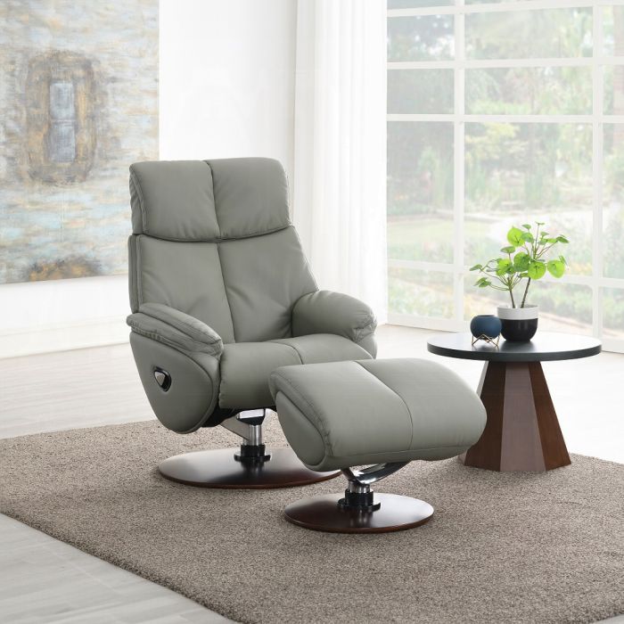 Kandoro MOTION ACCENT CHAIR W/SWIVEL & OTTOMAN