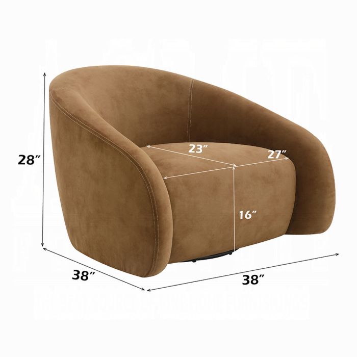 Zoey Accent Chair w/Swivel 