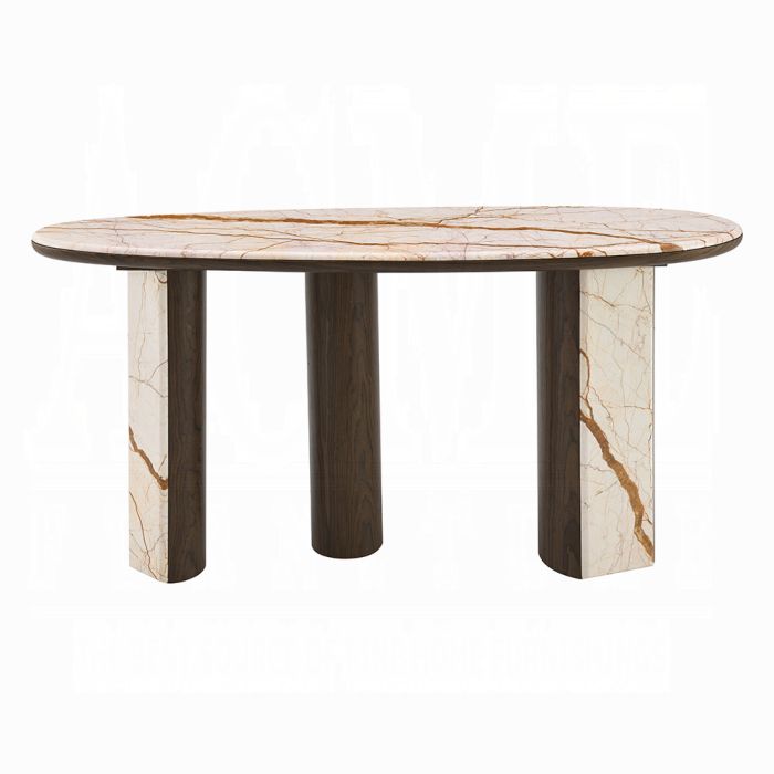 Haidar Console Table W/Marble Top
