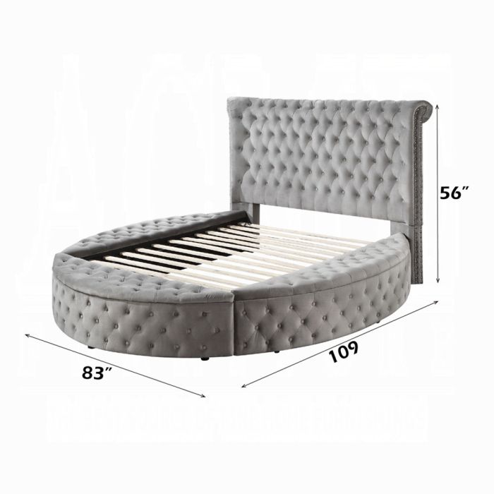 Gaiva Queen Bed W/Storage