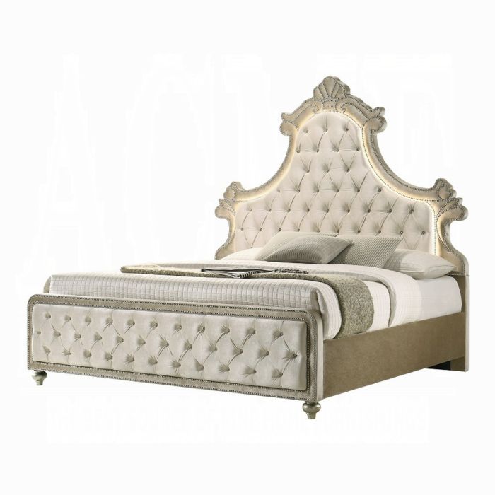 Lucienne EK Bed W/Led