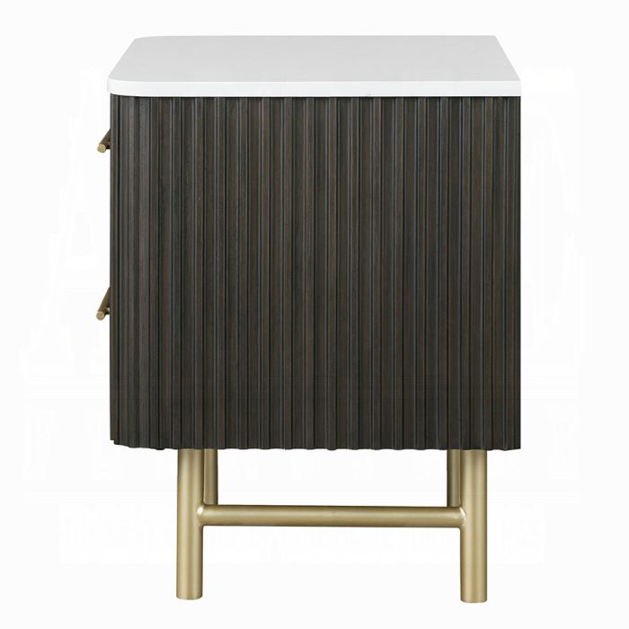 Clayten Nightstand w/Marble Top
