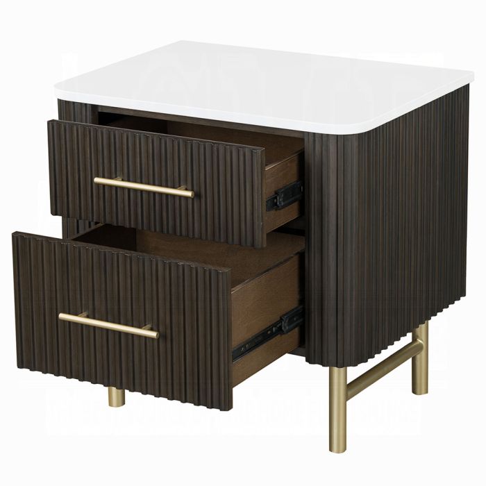 Clayten Nightstand w/Marble Top