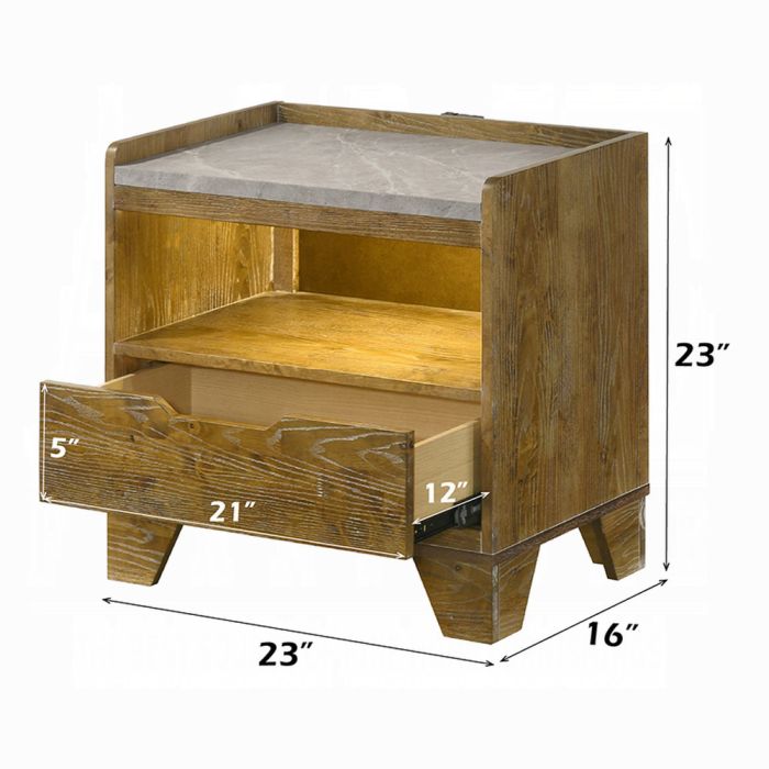 Garcia Nightstand w/LED