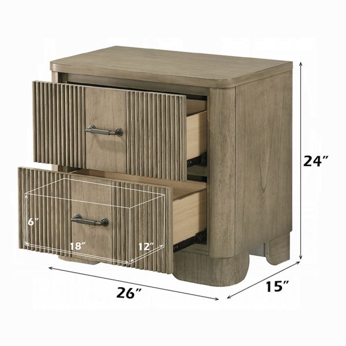 Lakkari Nightstand