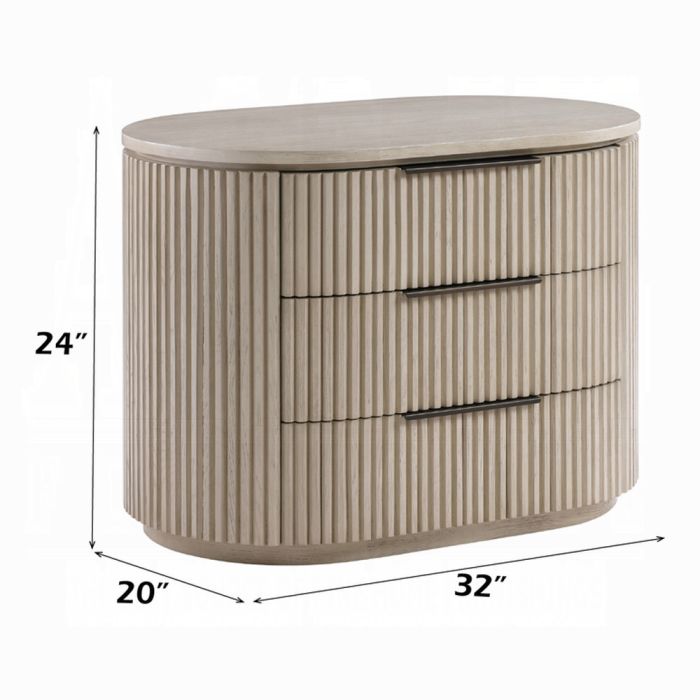 Leanna Nightstand w/USB Port