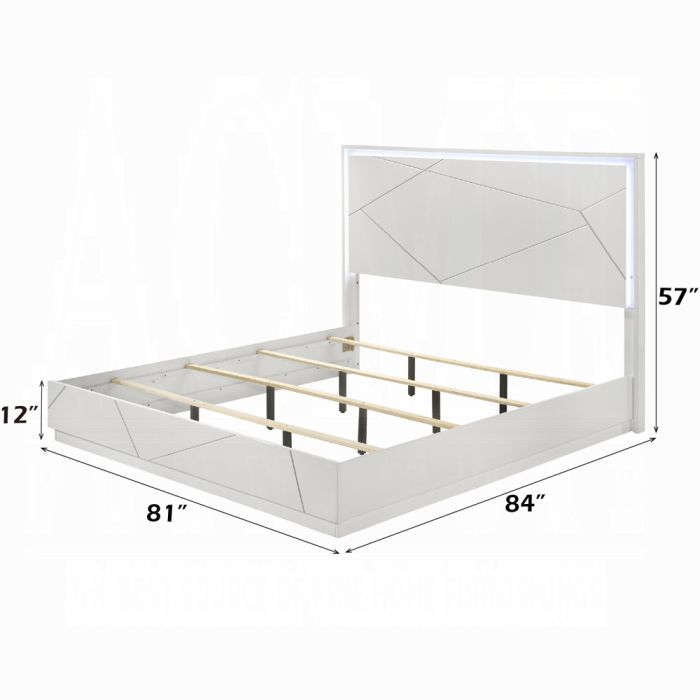 Esther Eastern King Bed w/LED