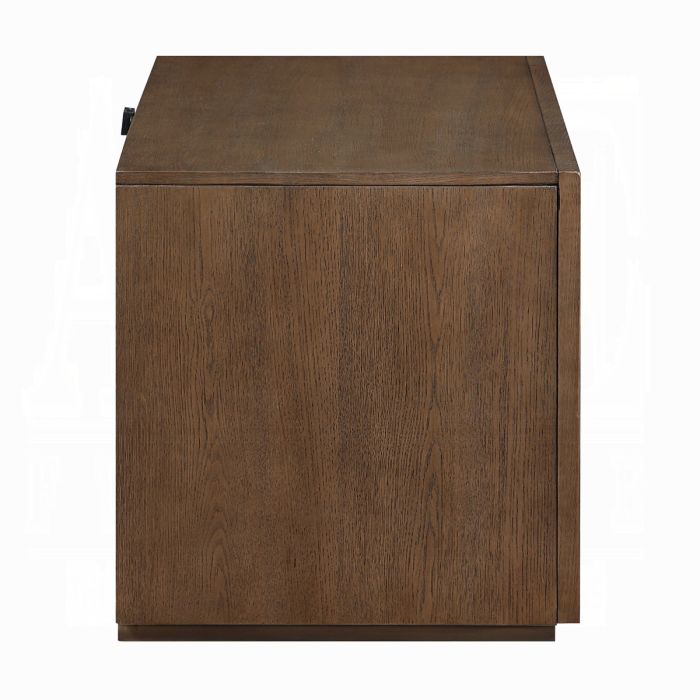Leanna Nightstand w/Wood Top