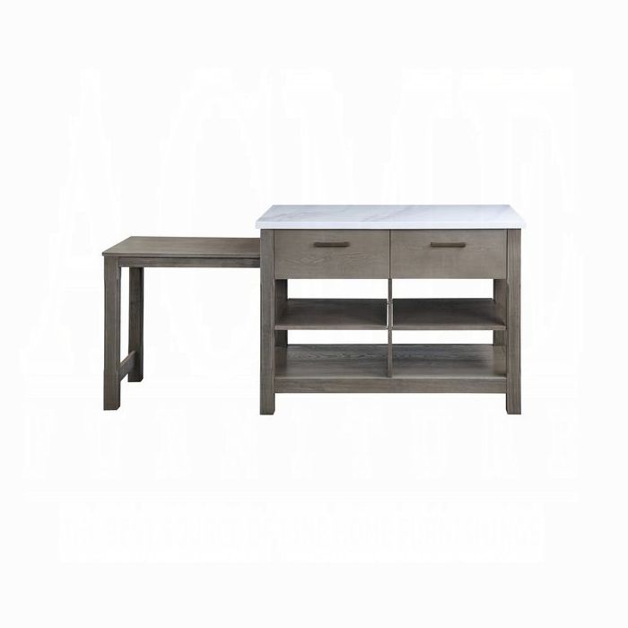Feivel Kitchen Island W/Pull Out Table
