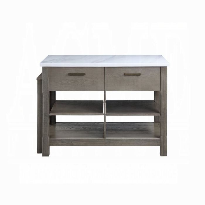 Feivel Kitchen Island W/Pull Out Table