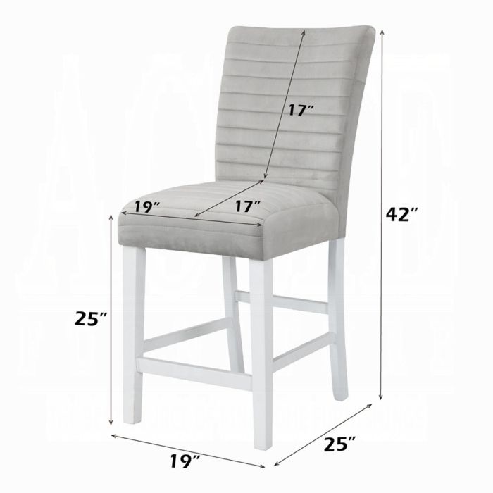 Elizaveta Counter Height Chair (Set-2)