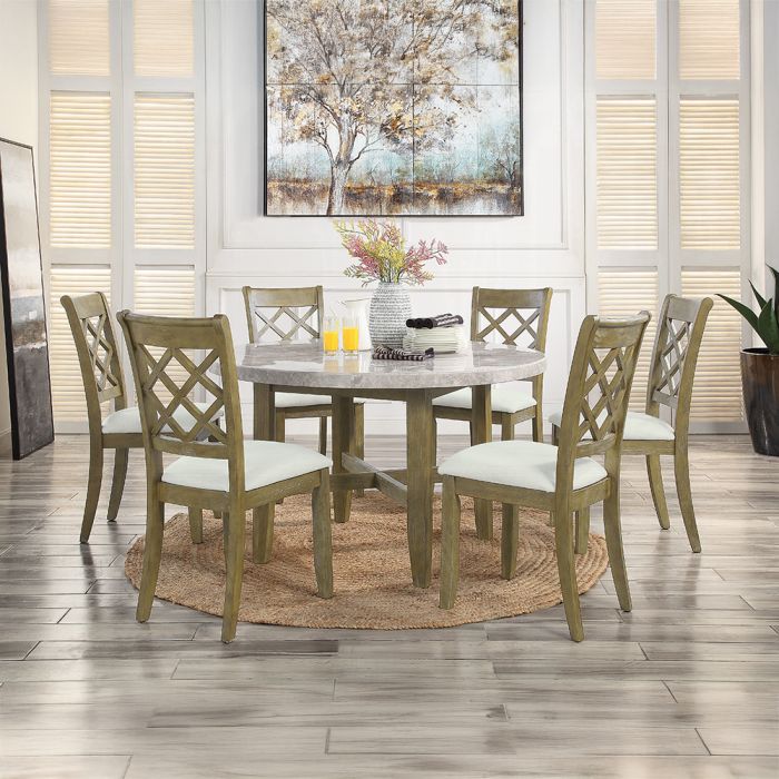 Karsen Dining Table W/Marble Top