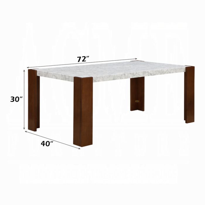 Hettie Dining Table W/Engineeed Stone Top