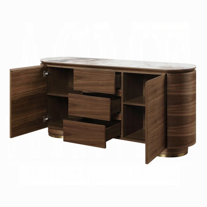 Willene Server W/Ceramic Top