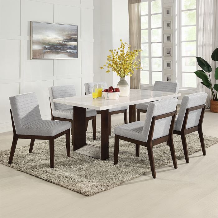 Edwyn Dining Table w/Marble Top